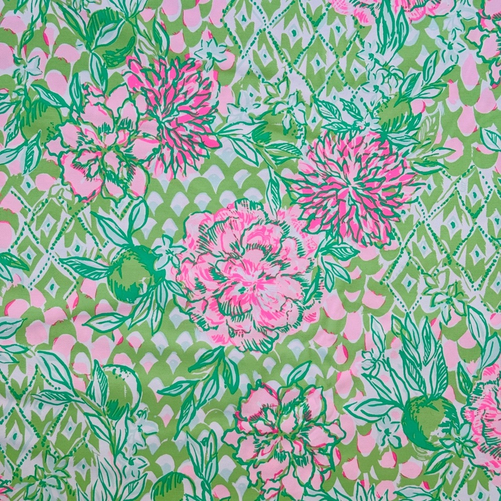 Lilly Pulitzer Floral Print in Pink and Green
